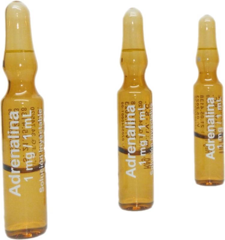 Pinadrina ADRENALINA EPINEFRINA 1MG/1ML SOLUC INYECT I/V I.M
