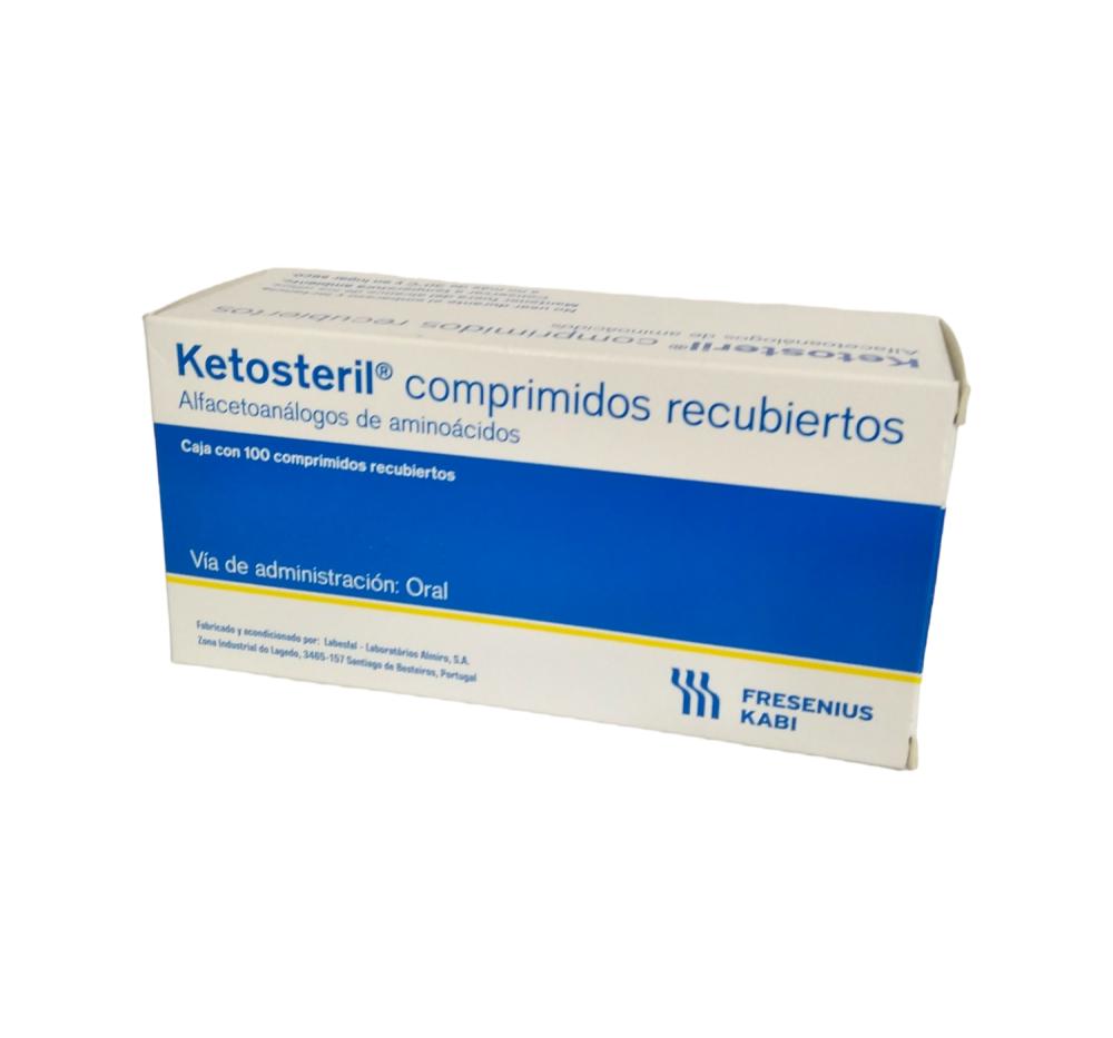 KETOSTERIL ALFACETOANALOGOS DE AMINOACIDOS X 100 COMP REC