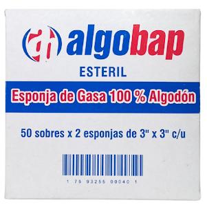 GASA ESTERIL 4X4 C/U X25 SOBRES ALGOBAP