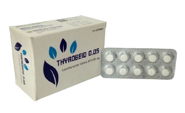 BLIST THYROBEID LEVOTIROXINA 50 MCG X 10 TAB (TIGOFAR/ TIROXIN/ EUTIROX)