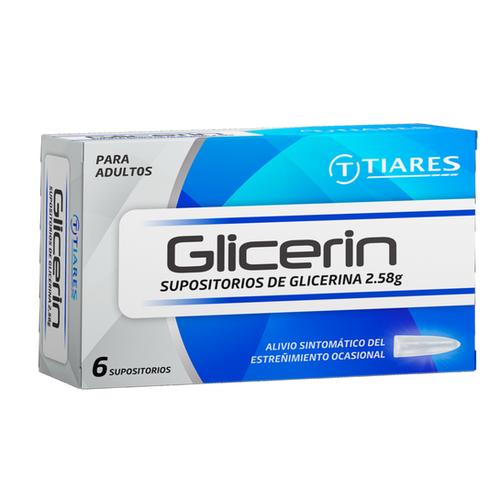 GLICERIN GLICERINA SUPOSITORIOS 2.58 GR ADULTO 