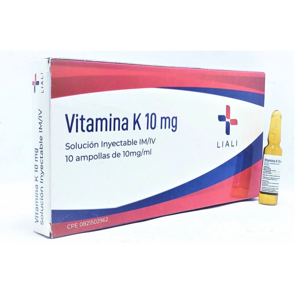 VITAMINA K 10MG/1ML I.M/IV AMP LIALI