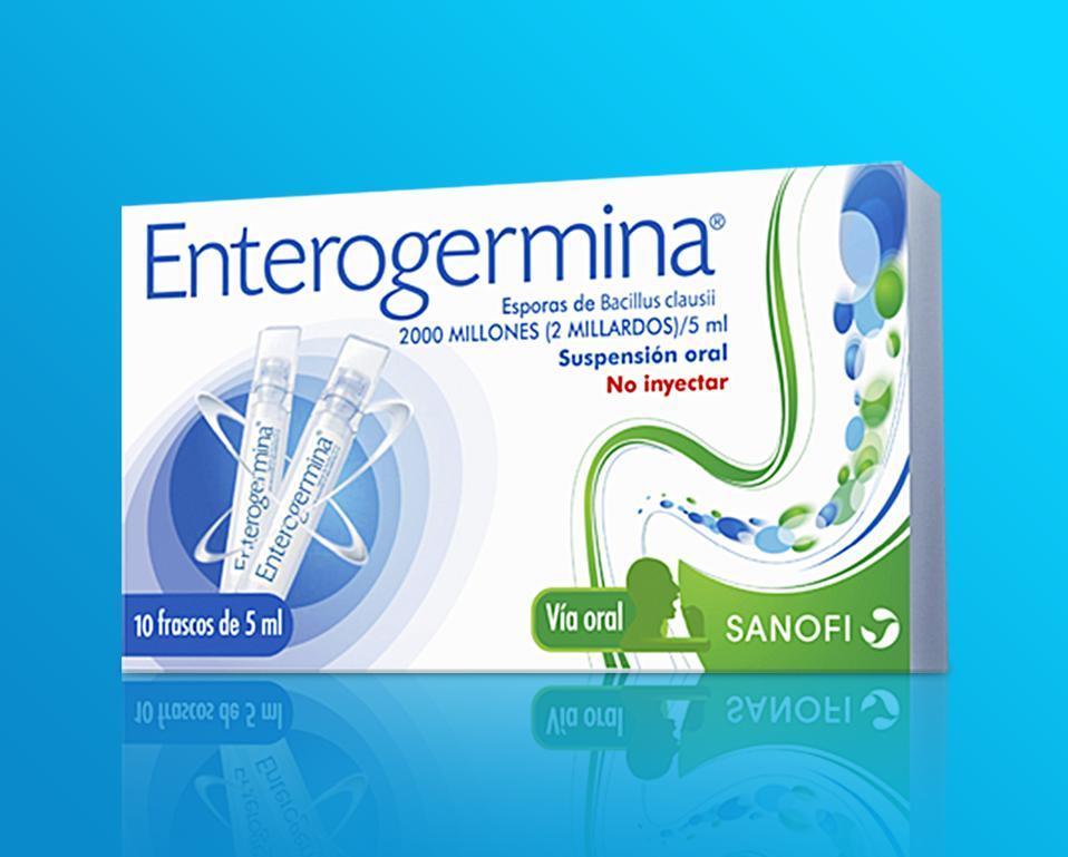 ENTEROGERMINA BACILLUS CLAUSII 2000 M SUSP ORAL X 5 ML (LIOLACTIL) SANOFI