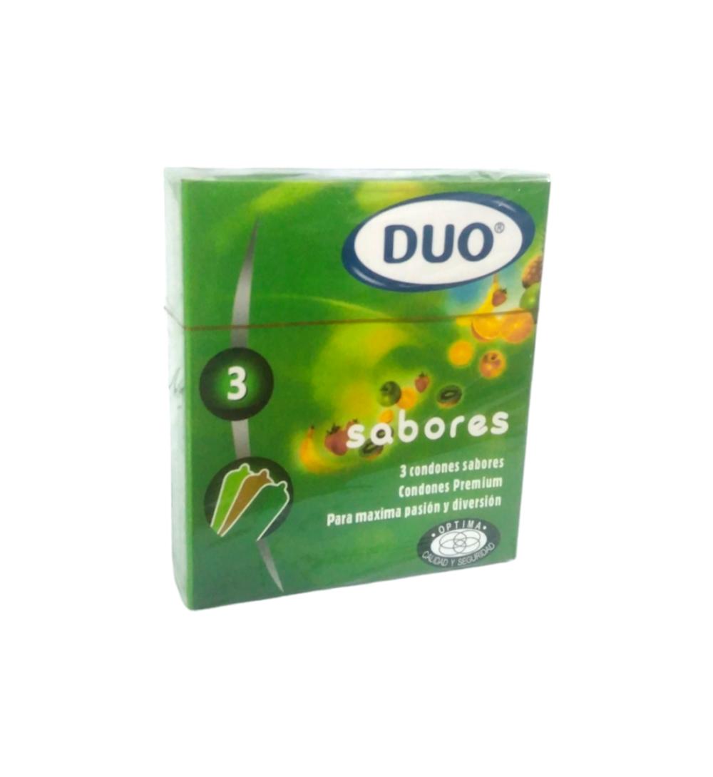 PRESERVATIVOS DUO PAQ X 3 SABORES