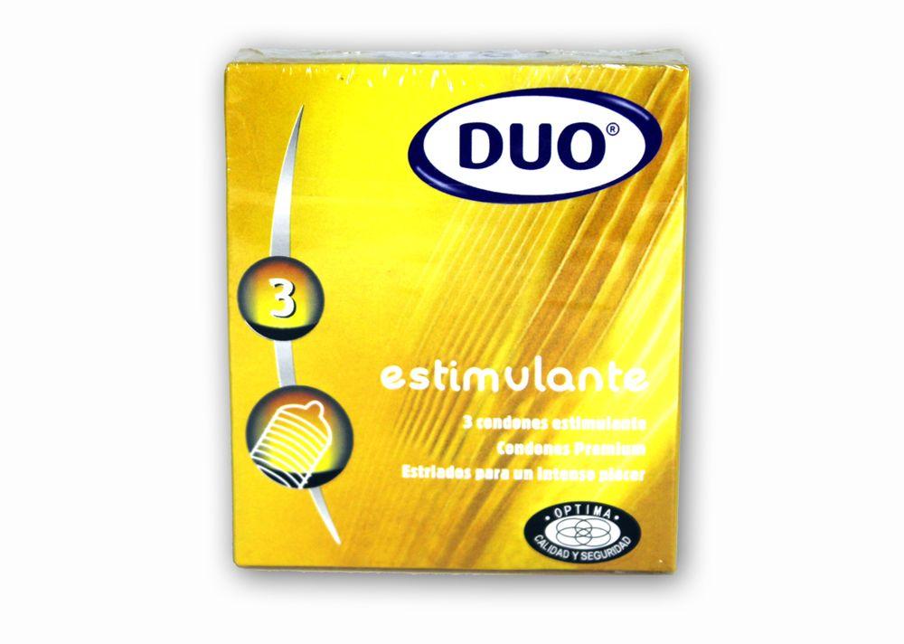 PRESERVATIVO DUO ESTIMULANTE X 3