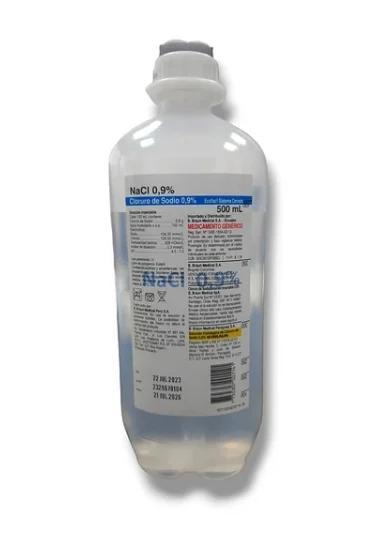 SOLUCION FISIOLOGICA 0.9% (CLORURO DE SODIO/ISOTONICA) SLN INY 500ML B. BRAUN