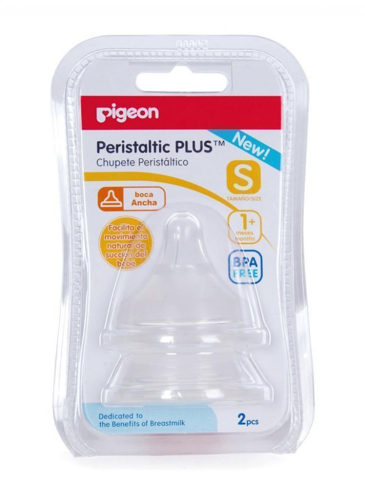 PIGEON TETINA 2 P/BIBERON B ANCHA 0+ PERISTALTIC PLUS