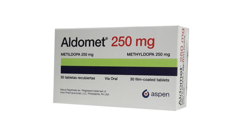 ALDOMET METILDOPA 250 MG X 30 TAB REC