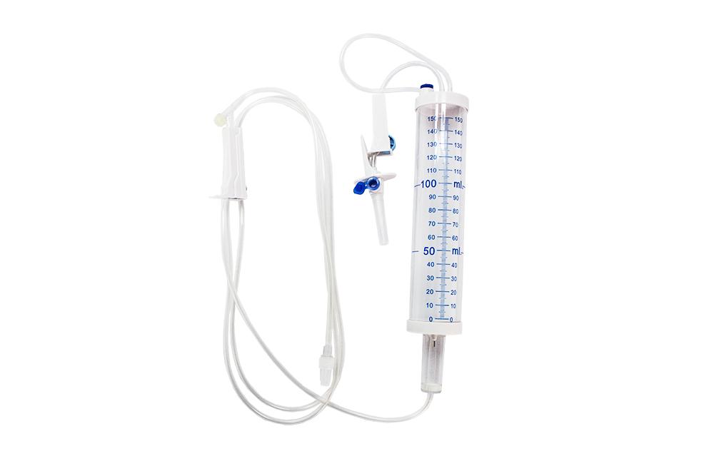 SET DE INFUSION BURETA 1 PUNTO Y 150ML/60GOTAS