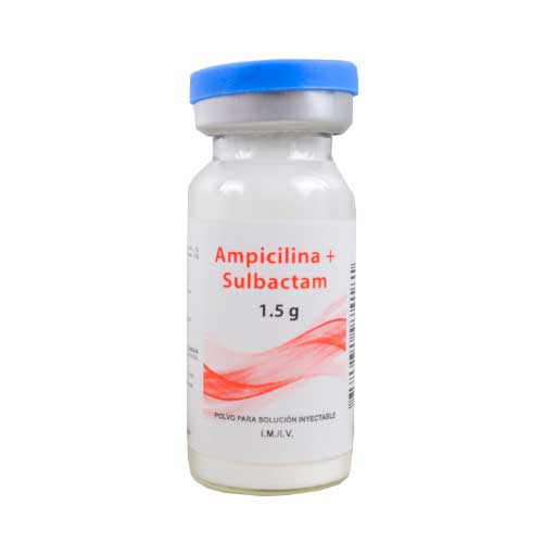 AMPICILINA+SULBACT 1.5 MG AMP I.M/I.V (UNASYN/ UNACILYN/ AMPITREN)