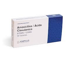AMOXICILINA-ACIDO CLAVULANICO 875MG/125MG X 14 TAB KMPLUS (FULGRAM/ CURAM/ AUGMENTIN)