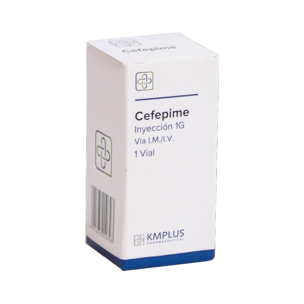 CEFEPIME 1G SOL INY IM/IV X 1 VIAL KMPLUS