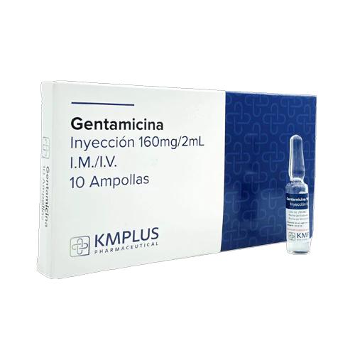 GENTAMICINA 160MG/2ML SOL INY IM/IV X 10 AMP KMPLUS