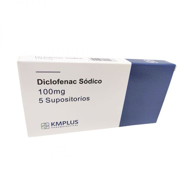 DICLOFENAC SODICO 100 MG X 5 SUPOSIT C/APLICADOR KMPLUS