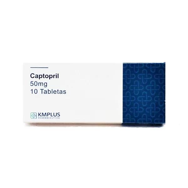 CAPTOPRIL 50 MG X 10 TAB