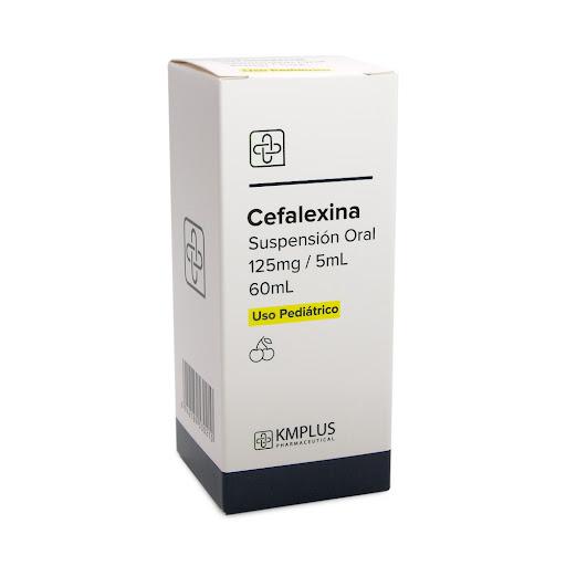 CEFALEXINA 125MG/5ML POLVO SUSP ORAL PED 60 ML KMPLUS