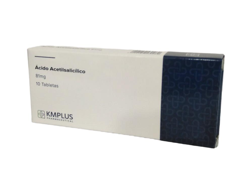 ACIDO ACETILSALICILICO 81 MG X 10 TAB (ASAPROL CORASPIRINA CARDIPIRINA)