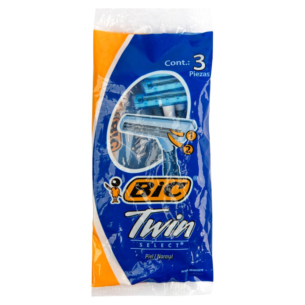 BIC TWIN AFEITADORA DESEC 2 HOJILLAS X 3 UNID CABALLERO