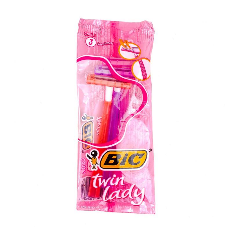 BIC TWIN AFEITADORA DESEC 2 HOJILLAS X 3 UNID DAMA