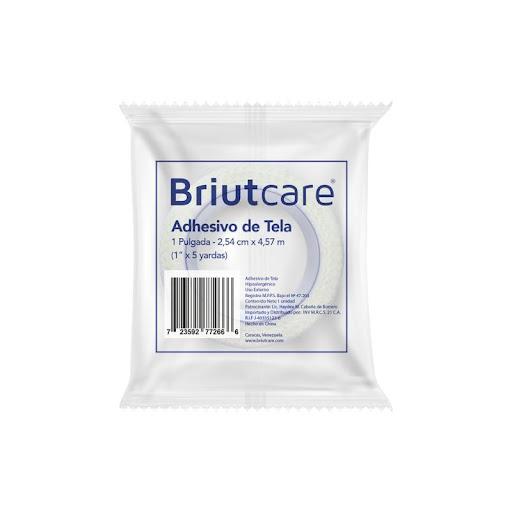 ADHESIVO QUIRURGICO 2.54 CM X 4.57 METROS TELA BLANCO BRIUTCARE