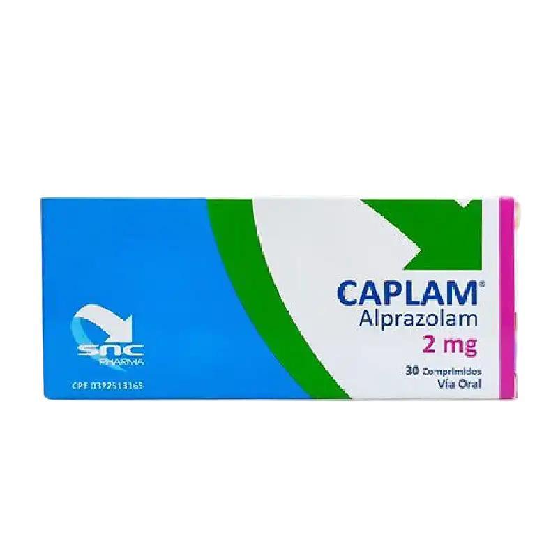 CAPLAM ALPRAZOLAM 2MG X 30 COMP (ALPRAM/LOGAT/ANSILAN/ADAX)