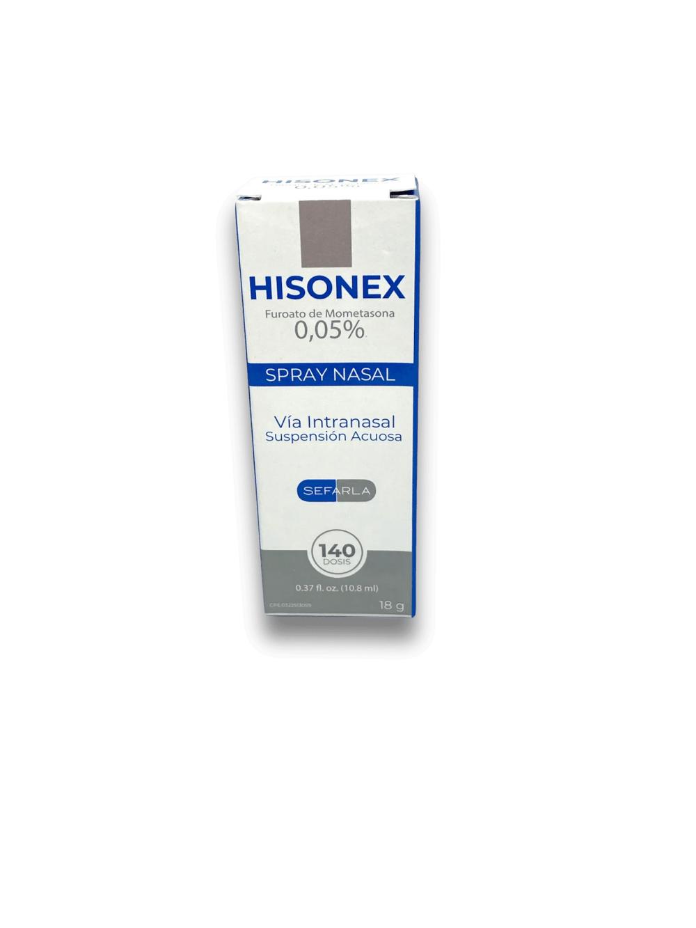 HISONEX FUROATO MOMETASONA 0.05% SPRAY NASAL 140 DOSIS (CORTYNASE)