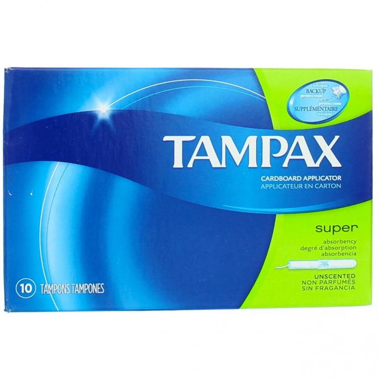 TAMPAX SUPER NIVEL 3 PROTEC INTIMA 10 PROCT