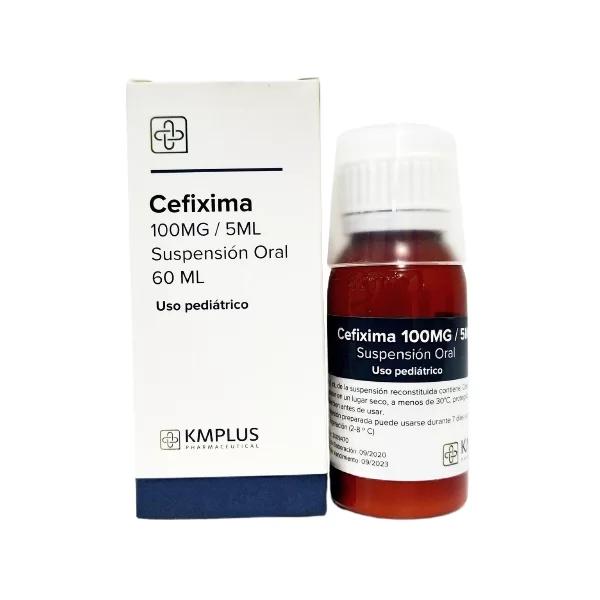 CEFIXIMA 100MG/5ML POLVO SUSP ORAL PED 60 ML (LONGACEF CEDAX) KMPLUS 