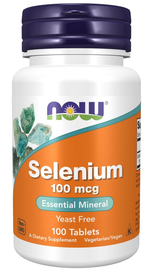 NOW SELENIUM 100 MCG X 100 TAB