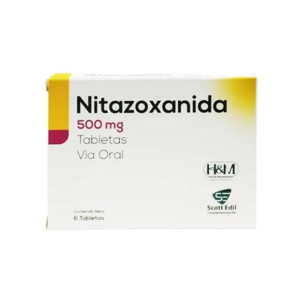 NITAZOXANIDA 500MG X 6 TAB (CELECTAN/ GIVOTAN/ ZONTRICON)