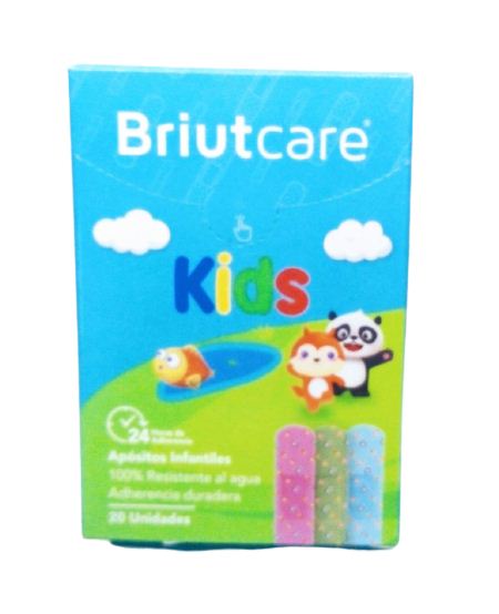 BRIUTCARE KIDS  BANDAS ADHESIVAS COLOR MIXTO 20 UND