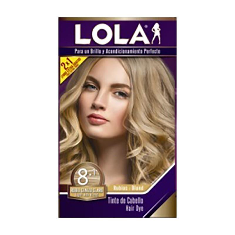 LOLA TINTE PARA CABELLO RUBIO CENIZO CLARO 8.1