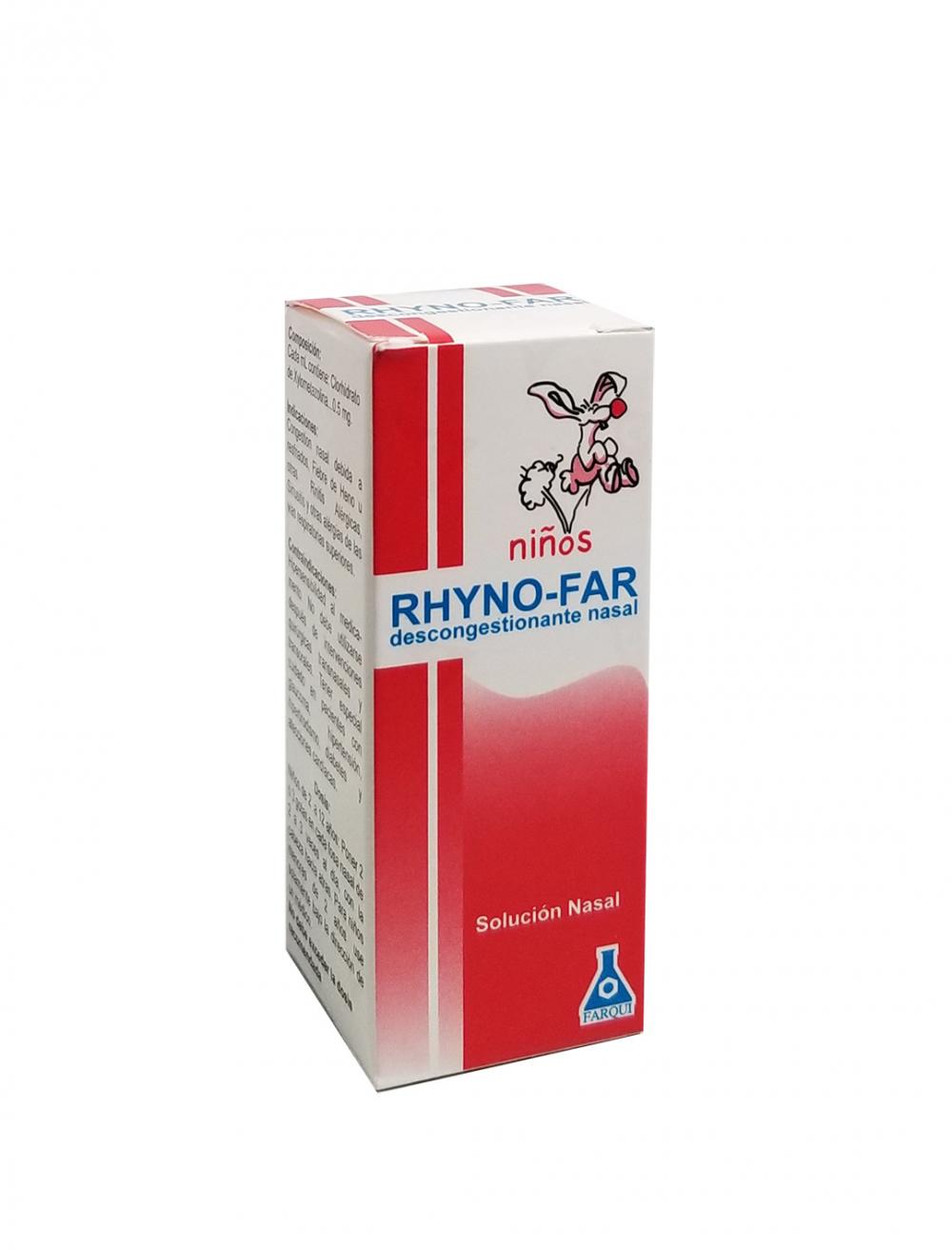 RHYNO-FAR XYLOMETAZOLINA 0.5MG SOL GOTAS 15 ML