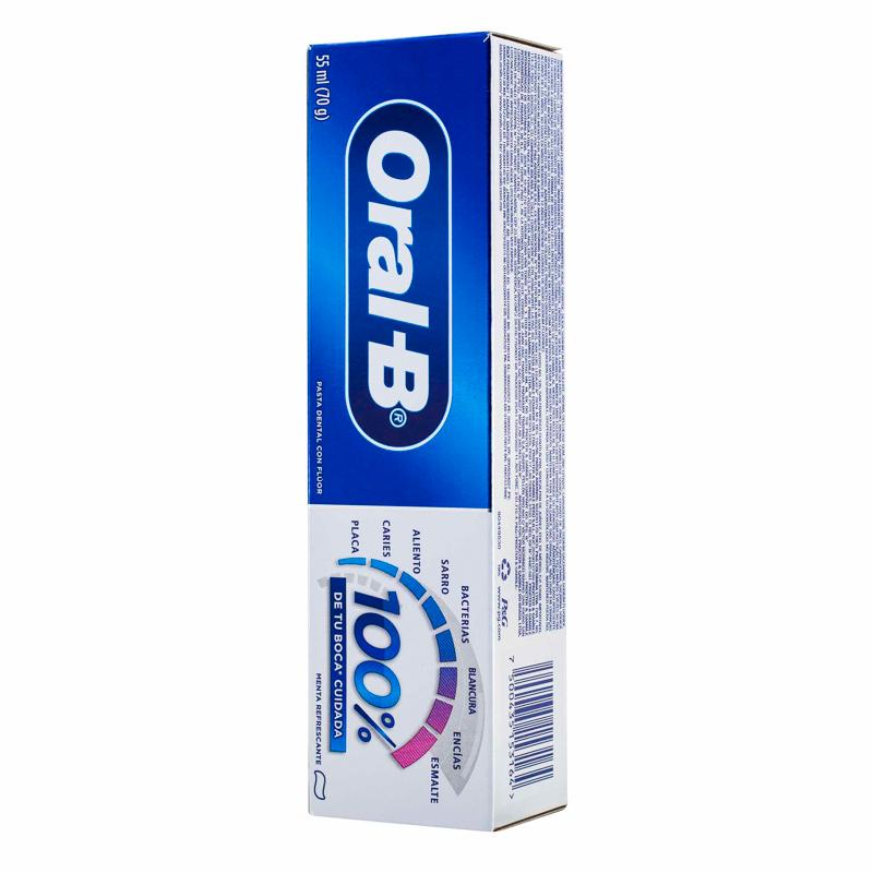 ORAL-B CREMA DENTAL 100% 70GR