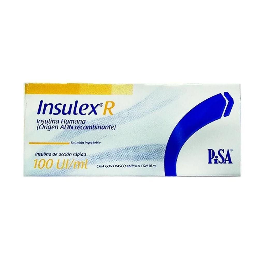 INSULEX R INSULINA HUMANA 100 UI/ML 10 ML