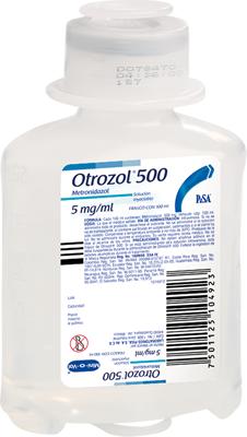 METRONIDAZOL 500MG/100ML SOL INYECT  (BACTRIZOL/FLEGYL/ METROGYL)