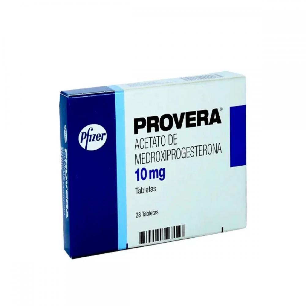 PROVERA 10MG 28TAB (ACETATO DE MEDROXIPROGESTERONA) PFIZER