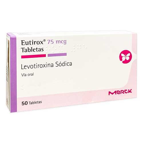 EUTIROX LEVOTIROXINA SODICA 75 MCG X 50 TAB