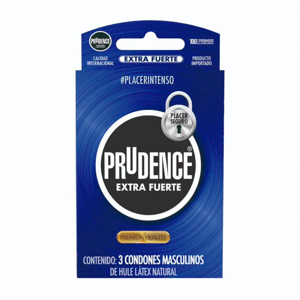 PRUDENCE EXTRA FUERTE PRESERVATIVO X 3