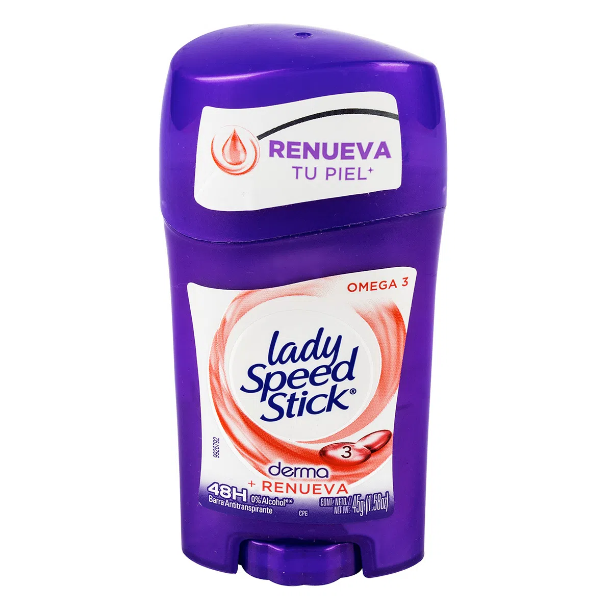 LADY SPEED STICK DESODORANTE BARRA 48H OMEGA3 45 G