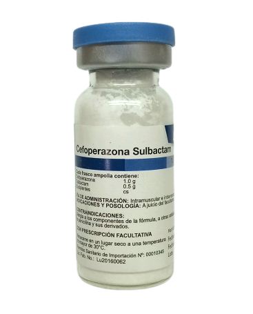 CEFOPERAZONA SULBACTAM 1.5 G P PARA SOL INYEC I.M/I.V (CEFOBACTAM/ CEFACTAM)