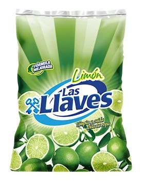 LAS LLAVES DET POLVO LIMON 900 KG X 18 UND