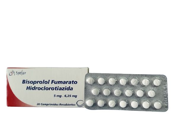 BISOPROLOL HIDROCLOROTIAZIDA 5-6.25 MG X 20 COMP (XYLON)