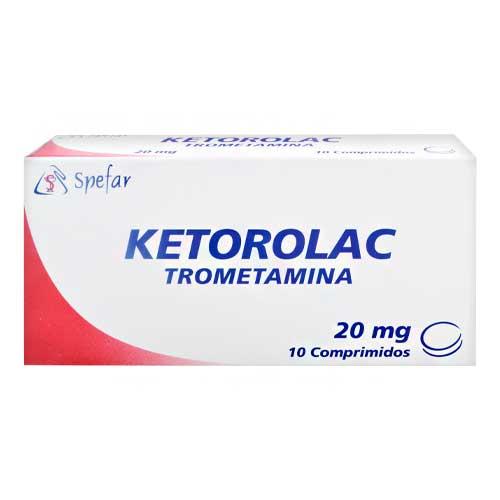 KETOROLAC TROMETAMINA 20 MG X 10 COMPRD (DOLAK NOTOLAC)