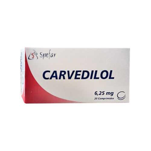 CARVEDILOL 6.25 MG X 20 TAB (CURPINOL CARBATIL COVENTROL)