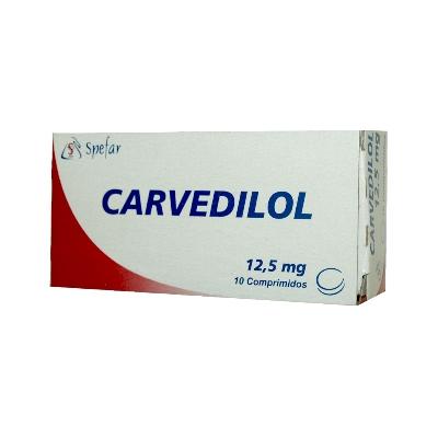 CARVEDILOL 12.5 MG X 10 COMP (CURPINOL CARBATIL COVENTROL)