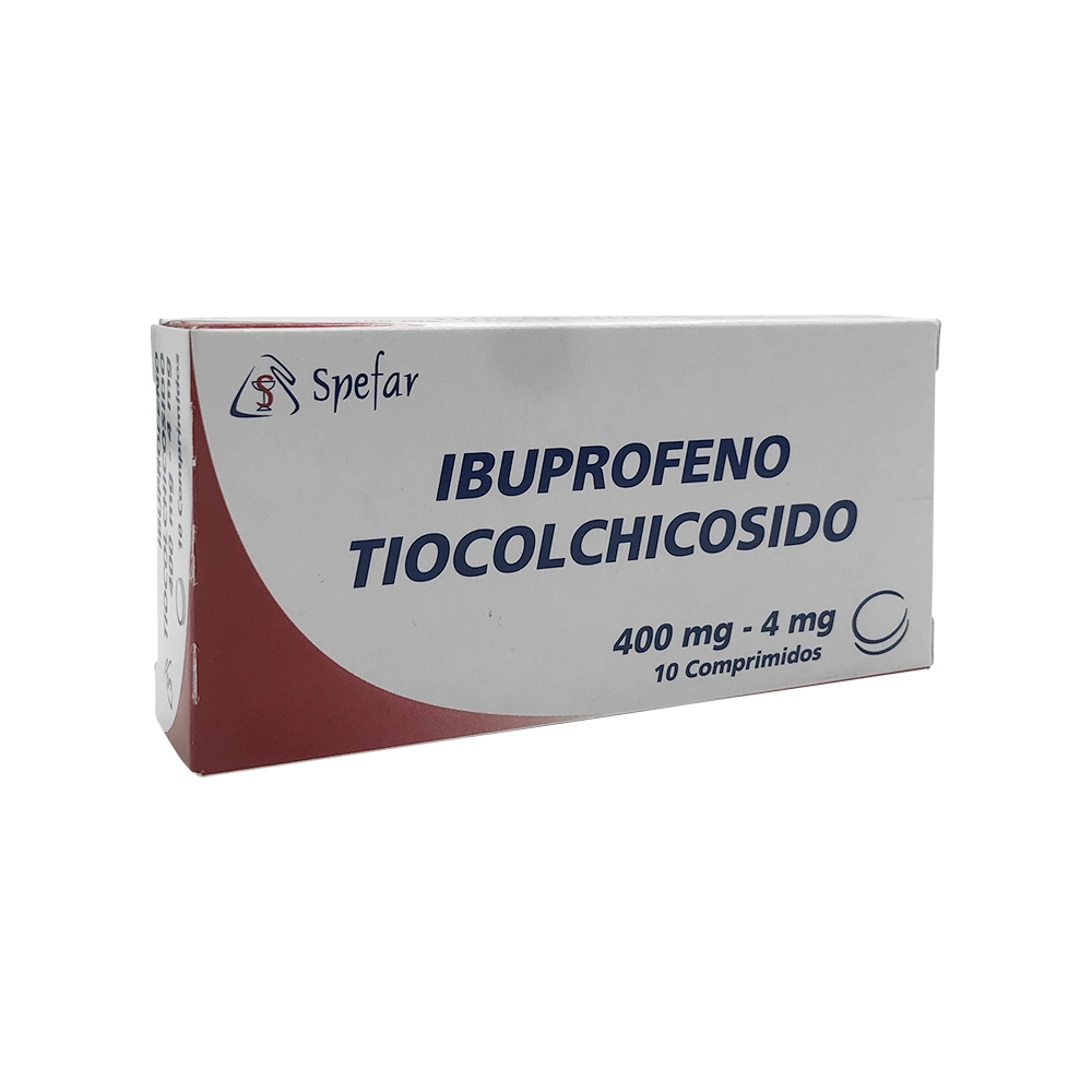 IBUPROFENO 400 MG - TIOCOLCHICOSIDO 4 MG X 10 TAB (IBUCOLVAL) 