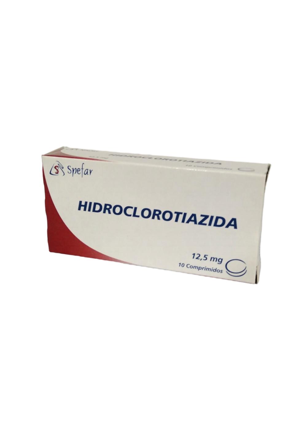 HIDROCLOROTIAZIDA 12.5MG X 10 COMP (DI-EUDRIN)