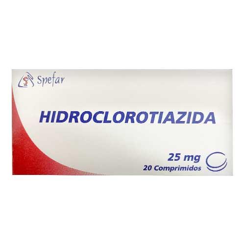 HIDROCLOROTIAZIDA 25 MG X 20 COMP (DI-EUDRIN)