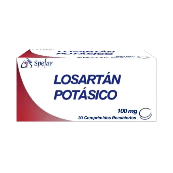 LOSARTAN POTASICO 100 MG X 30 TAB (COZAAR/ LOSACOR/ NEFROTAL)